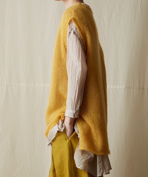 suzuki takayuki（スズキタカユキ） ベスト ジレ mohair vest
