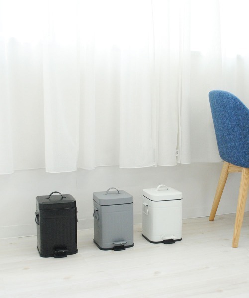 ダストボックスグレー 四角形 プラスチックゴミ箱　三つ 楽天市場】＼1200円OFFクーポン・9/11 1:59迄／ TRASH DOUBLE