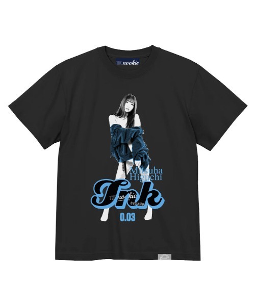 tシャツ 半袖 「THE nookie LOVE Mitsuha Higuchi」PORTRAIT TEE