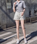 ジーンズ デニム デニムパンツ ハイウエストA...の詳細画像3