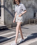 ジーンズ デニム デニムパンツ ハイウエストA...の詳細画像4