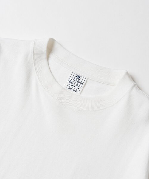LOOPWHEELER tシャツ 「LOOPWHEELER for LOWERCASE」別注