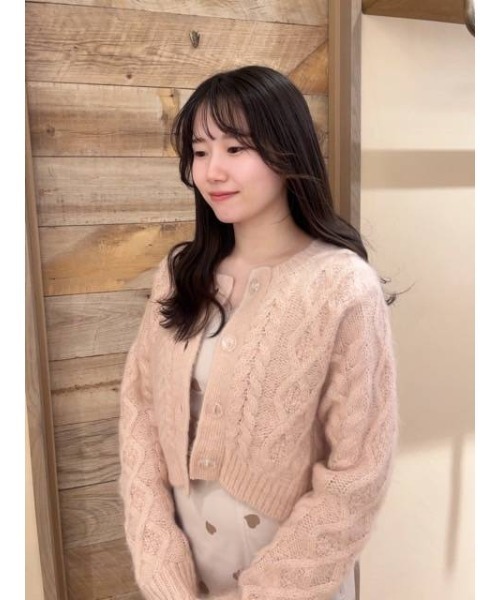 me&me couture ニット セーター モヘヤシャギーケーブルセット