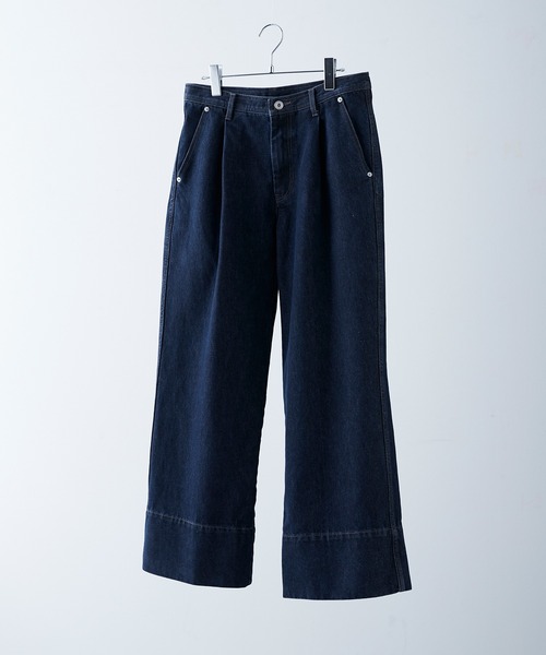 デニム・ジーパン DONDUP Women Straight Pants DP619DF0266DGZ6800 Blue Dondup Womens Blue Jacklyn Loose Fit Distressed Straight Leg