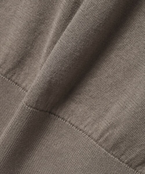 セーター ニット JOHN SMEDLEY / DAVID 30ゲージ コットン  クルーネックニット メンズの画像