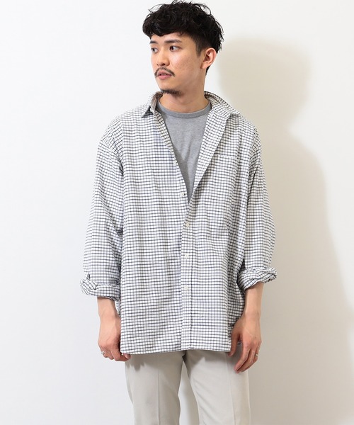 セーター ニット JOHN SMEDLEY / DAVID 30ゲージ コットン  クルーネックニット メンズの画像