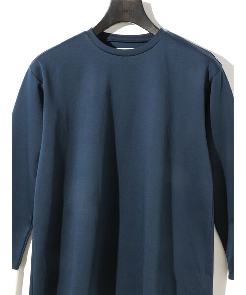 MIDIUMISOLID / ミディウミソリッド MIDIUMISOLID for Ladies カフス切替プルオーバー MIDIUMISOLID tシャツ for Ladies カフス切替プルオーバー