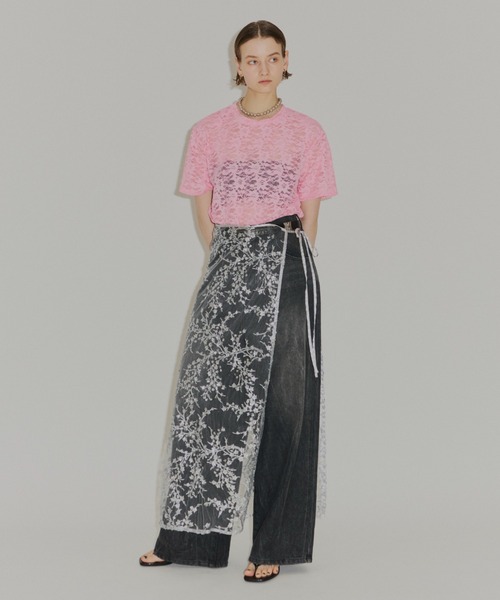 グランドセール 漫画 スカート Flower spangle wrap skirt/フラワースパンコール 小物