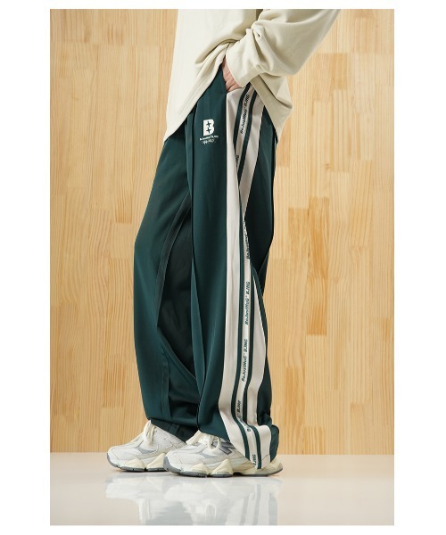 BJHG スウェットパンツ ジャージ 「BJHG」ルーズシルエット ロゴ