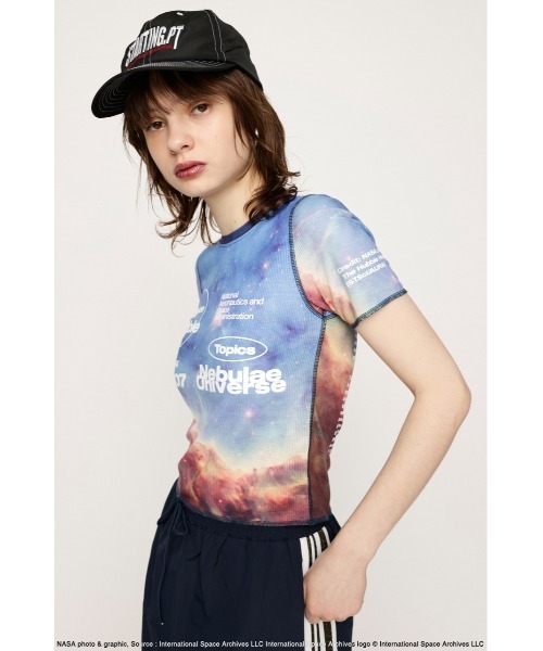 SLY tシャツ NASA PHOTO COMPACT T/SH ナサ フォト コンパクト