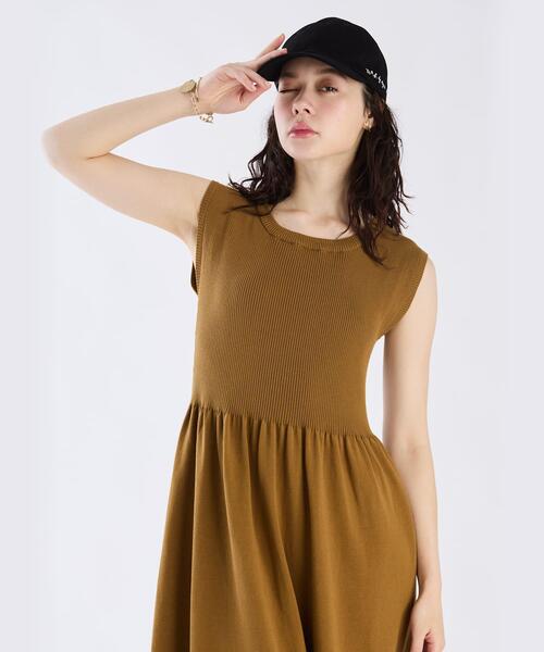 SEZANE 新品 ブラックニットノースリーブワンピース org.jpg