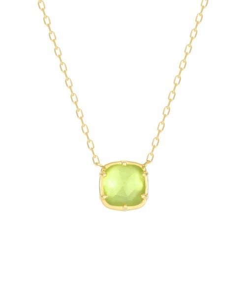 4℃ ネックレス 「8月誕生石」K10イエローゴールド 「Bright Color 