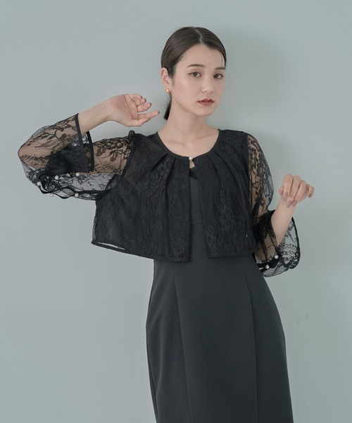 earth music&ecology ワンピース SET2点レースブラウス付き