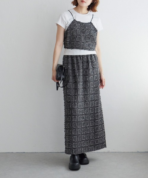 notch. スカート フリンジチェックスカート : ZOZOTOWN Yahoo!店
