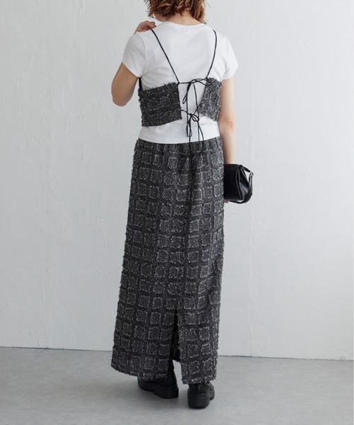 notch. スカート フリンジチェックスカート : ZOZOTOWN Yahoo!店