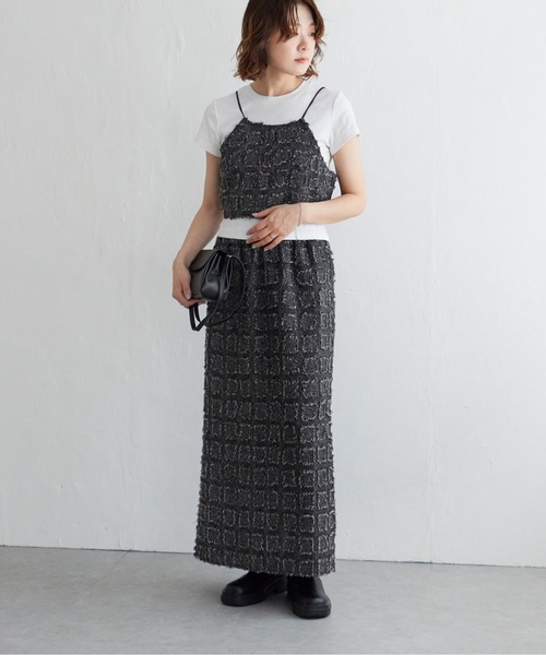 notch. スカート フリンジチェックスカート : ZOZOTOWN Yahoo!店