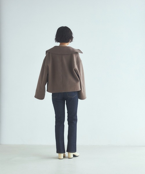 YANUK ジーンズ デニム デニムパンツ セミフレア レディース