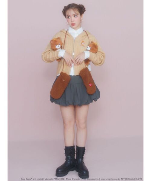 CALNAMUR ニット セーター 「Care Bearsコラボ」CABLE ZIP
