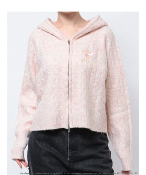 CALNAMUR ニット セーター 「Care Bearsコラボ」CABLE ZIP