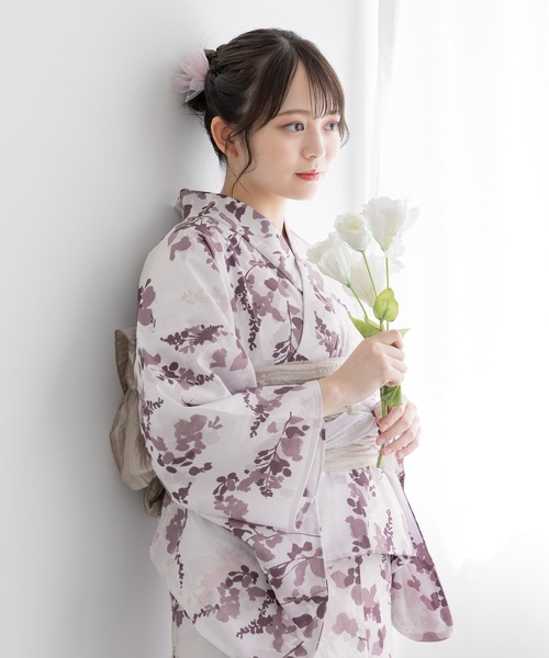 早い者勝ち！完売品！【floro by SOUBIEN】セパレート浴衣3点セット SOUBIEN 浴衣 floroセパレート浴衣セット 子ども キッズ （上着