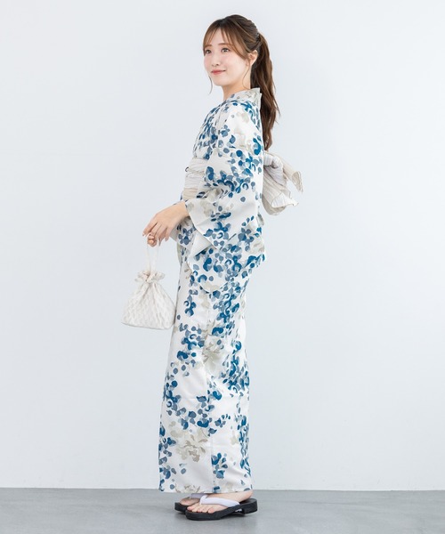 SOUBIEN（創美苑） 浴衣 floroセパレート浴衣3点セット （上着＋巻