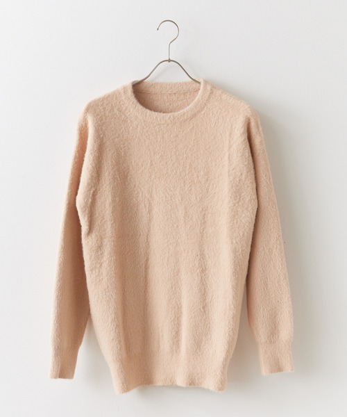 セーター ニット Crew Neck Simple Shaggy Knit/クルーネック シンプルシャギーニット メンズ レディース | ROOP TOKYO | 03