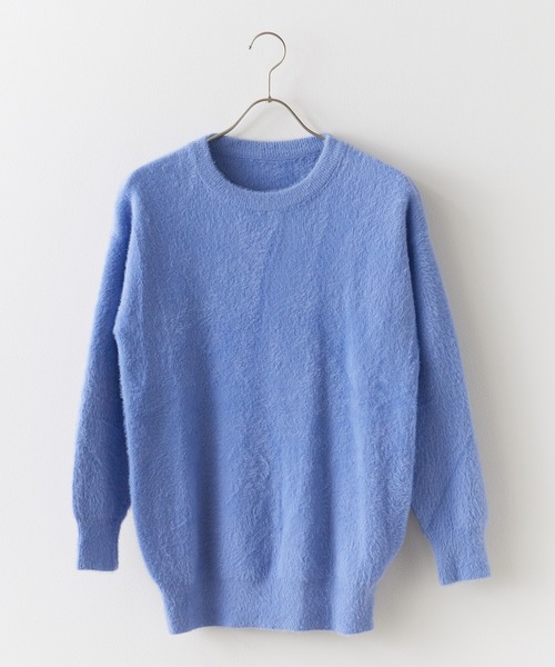 セーター ニット Crew Neck Simple Shaggy Knit/クルーネック シンプルシャギーニット メンズ レディース | ROOP TOKYO | 05