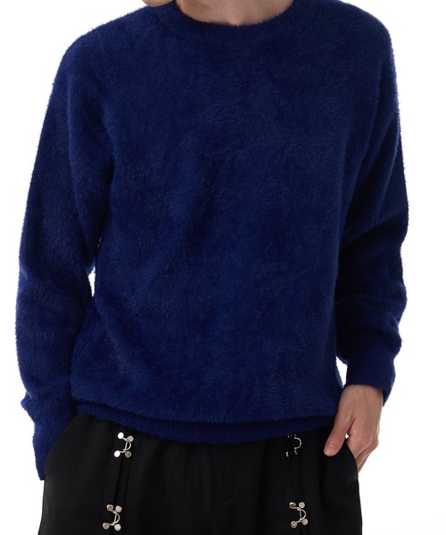 セーター ニット Crew Neck Simple Shaggy Knit/クルーネック シンプルシャギーニット メンズ レディース | ROOP TOKYO | 22