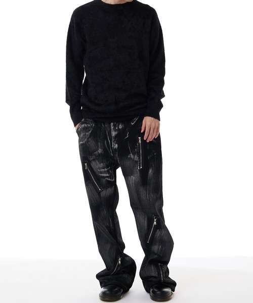 セーター ニット Crew Neck Simple Shaggy Knit/クルーネック シンプルシャギーニット メンズ レディース | ROOP TOKYO | 14