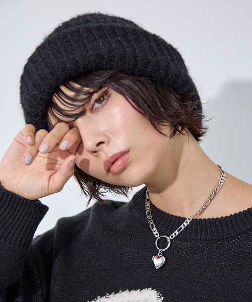 PAGEBOY（ページボーイ） ニット帽 ニットキャップ モヘアビーニー