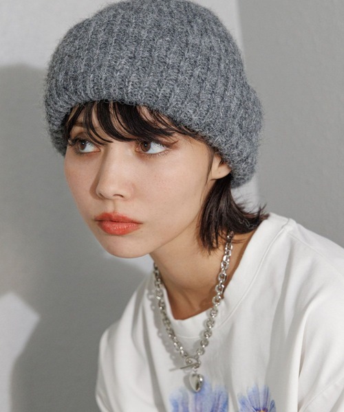 PAGEBOY（ページボーイ） ニット帽 ニットキャップ モヘアビーニー