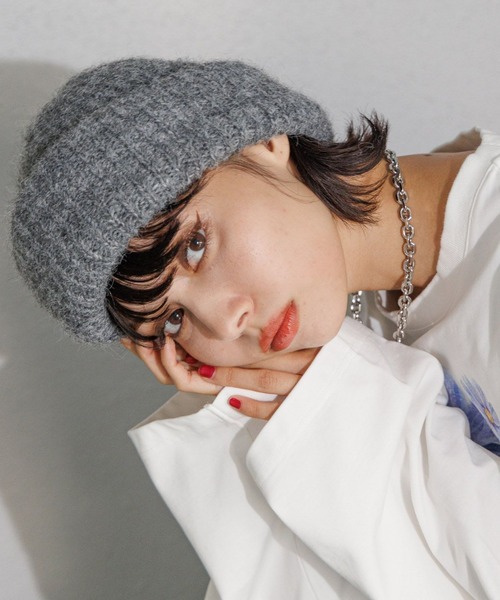 PAGEBOY（ページボーイ） ニット帽 ニットキャップ モヘアビーニー