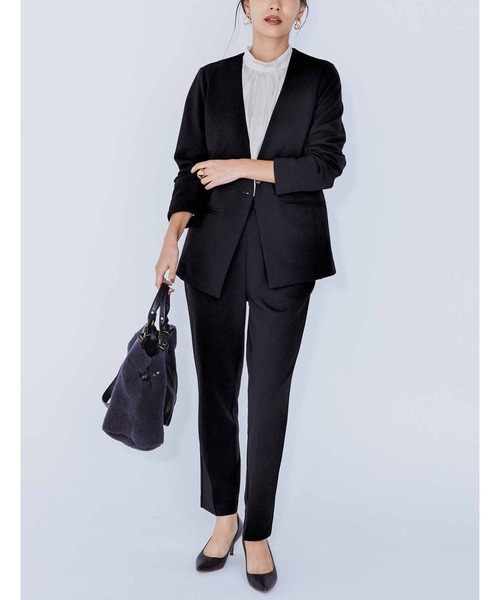 IEDIT（イディット） スーツ 帯電防止加工がうれしい いつもキレイな黒