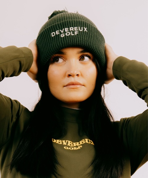 DEVEREUX GOLF ニット帽 ニットキャップ Bonbonルーズニットビーニー