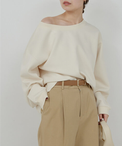 GALLARDAGALANTE tシャツ ボートネックスウェット レディース