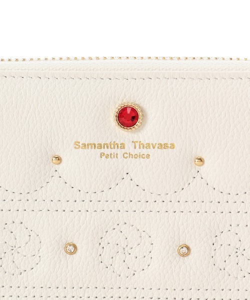 Samantha Thavasa Petit Choice キルトシリーズ折財布 Samantha Thavasa Petit Choice 財布 ハートキルト ミニ財布