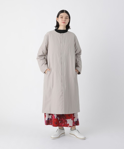 Plantation」 ダウンコート M size ライトグレー レディース