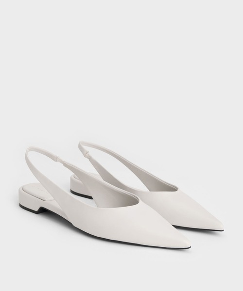 CHARLES ＆ KEITH パンプス ポインテッドトゥ ハイヴァンプ