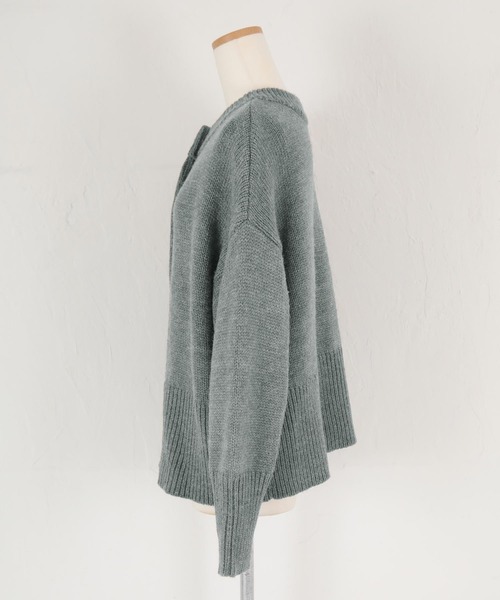 「titivate」 ニットカーディガン L アイボリー レディース_画像4