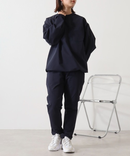 MMMM セットアップ ナイロンストレッチセットアップ/Tシャツ/切替