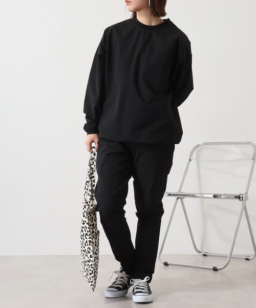 MMMM セットアップ ナイロンストレッチセットアップ/Tシャツ/切替