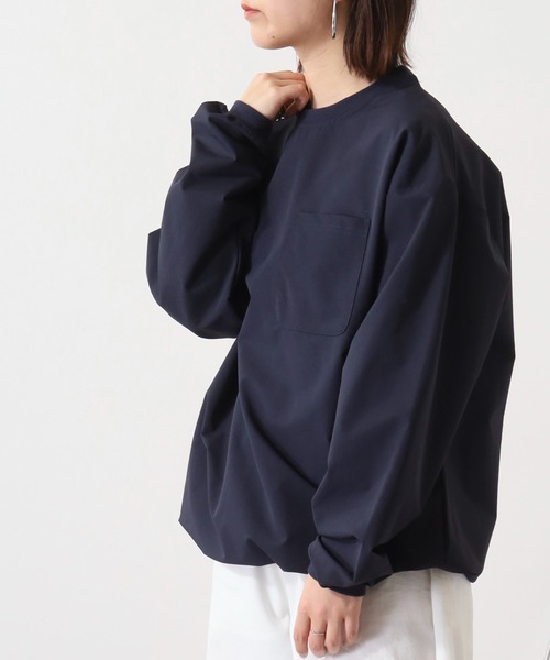 MMMM セットアップ ナイロンストレッチセットアップ/Tシャツ/切替