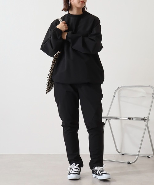 MMMM セットアップ ナイロンストレッチセットアップ/Tシャツ/切替