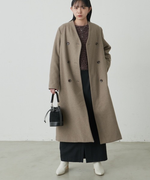 「Aunt Marie's」 コート FREE ベージュ レディース_画像8