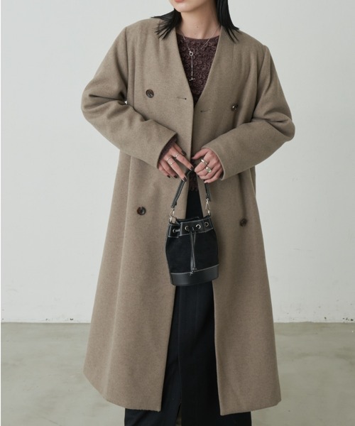 「Aunt Marie's」 コート FREE ベージュ レディース_画像9