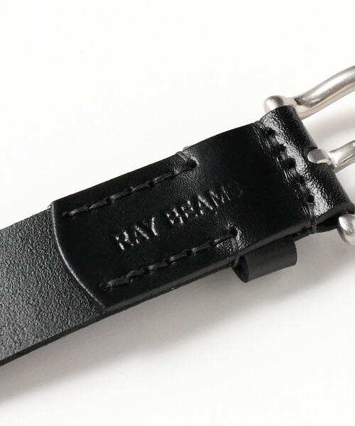 Ray BEAMS / 25mm レザー ベルト　黒　新品 Ray BEAMS / 25mm レザー ベルト（ベルト）｜Ray BEAMS（レイ