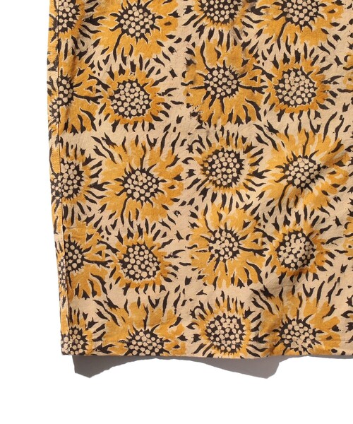 Sunflower サンフラワー　花柄シャツ　サイズs BEAMS+ シャツ サンフラワー プリント オープンカラー メンズ