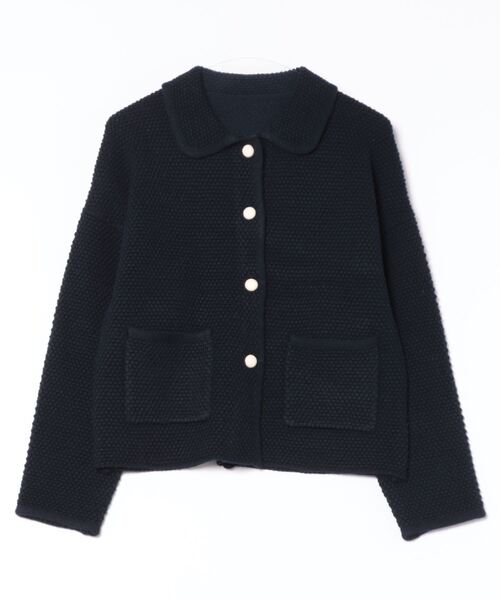 「LA MARINE FRANCAISE」 ニットカーディガン FREE グレー レディース_画像2