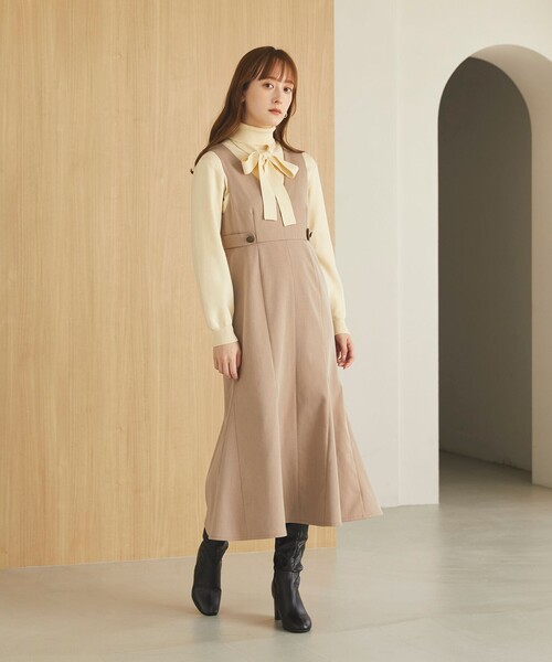 「Feroux」 タートルネックニット F ブラック レディース_画像2