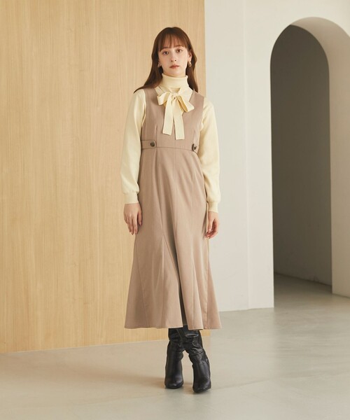 「Feroux」 タートルネックニット F ブラック レディース_画像3